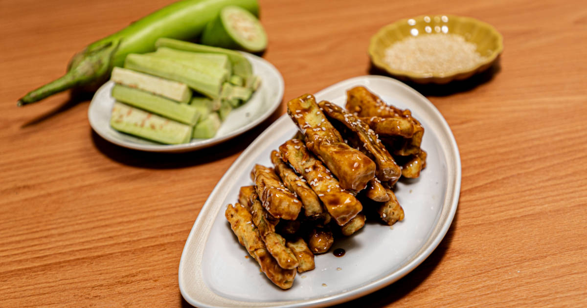 เฟรนช์ฟรายส์มะเขือยาว